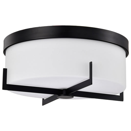 Nuvo Lighting - 60-8054 - Three Light Flush Mount - Roselle - Matte Black