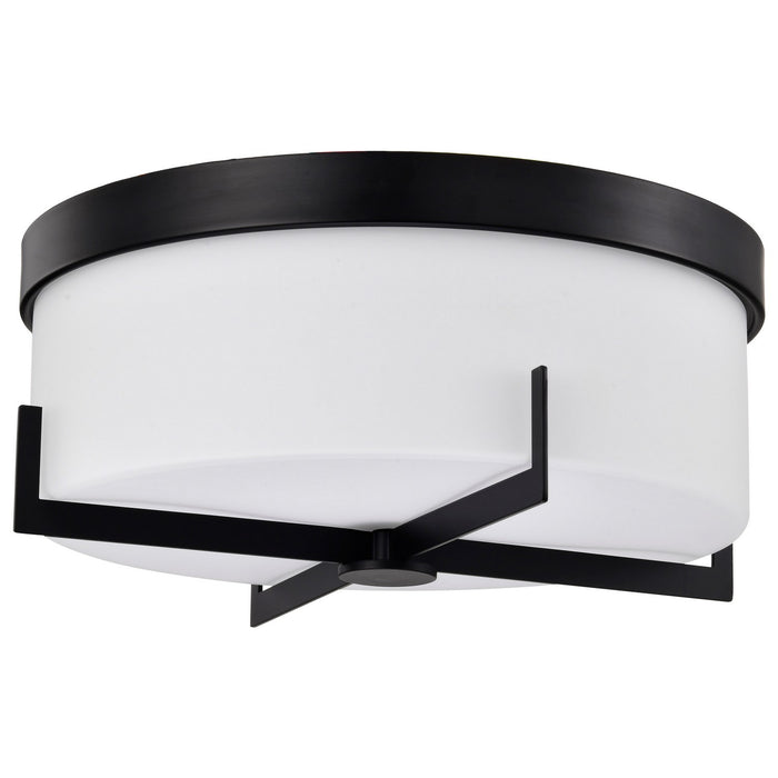 Nuvo Lighting - 60-8054 - Three Light Flush Mount - Roselle - Matte Black