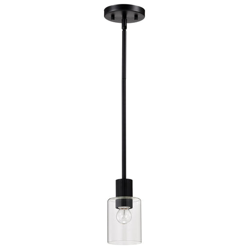 Nuvo Lighting - 60-8064 - One Light Mini Pendant - Clarksville - Matte Black