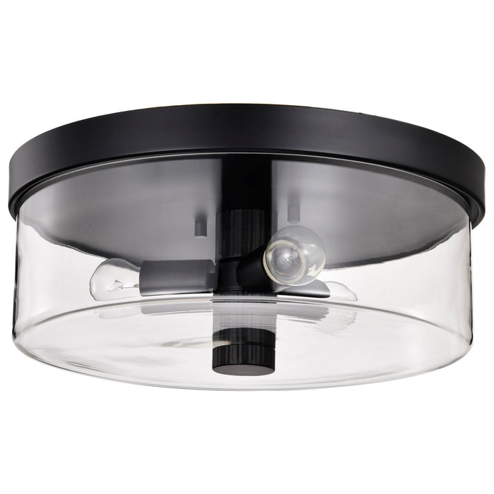 Nuvo Lighting - 60-8065 - Three Light Flush Mount - Clarksville - Matte Black
