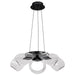 Nuvo Lighting - 62-2036 - LED Chandelier - Barnett - Matte Black