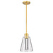 Nuvo Lighting - 62-2181 - LED Pendant - Aura - Brushed Brass