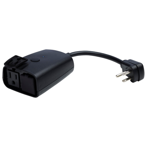Nuvo Lighting - S11281 - Smart Outdoor Dual Plug - Matte Black