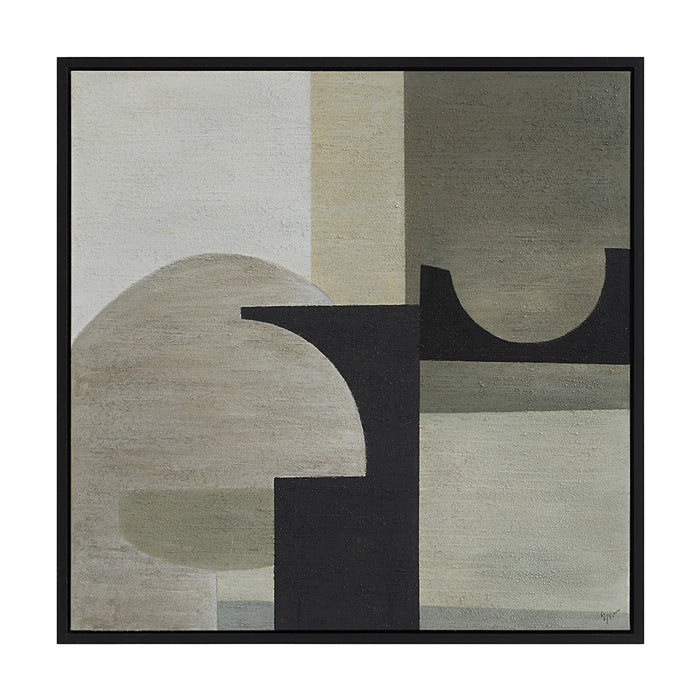 Renwil - OL2172 - Canvas Art - Gladiolus - PAINTED BLACK