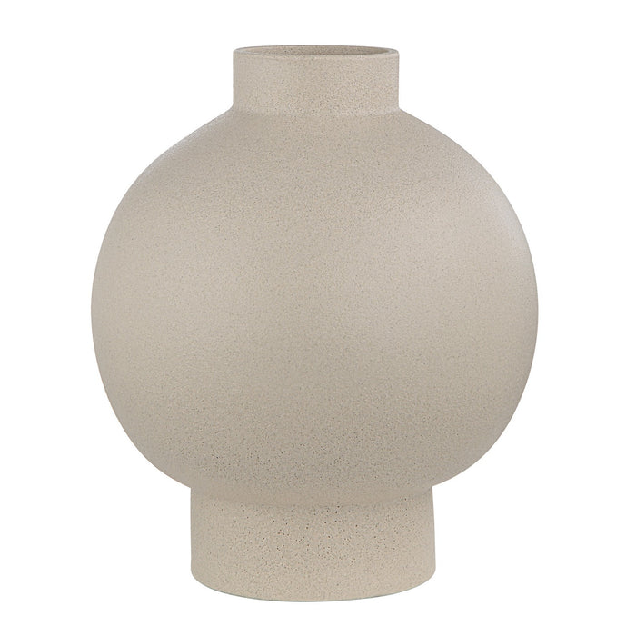 Renwil - VAS259 - Vase - Lamoureux - Textured Matte Ivory