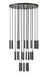 Z-Lite - 1956P-27R-MB - 27 Light Chandelier - Stari - Matte Black