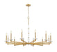 Z-Lite - 3045-12MGLD - 12 Light Chandelier - Kaden - Modern Gold