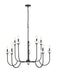 Z-Lite - 352-10MB - Ten Light Chandelier - Allistair - Matte Black