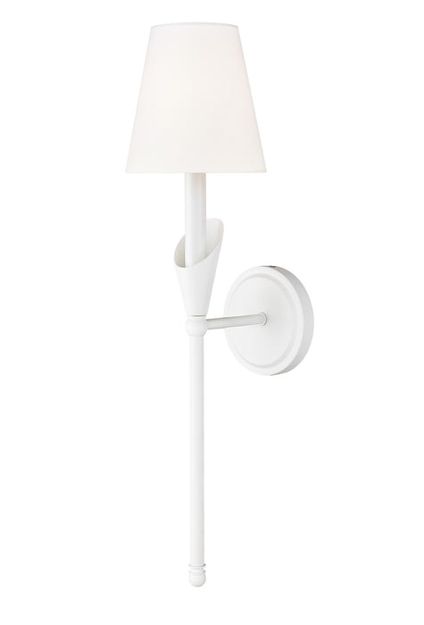 Z-Lite - 4014-1SA-TW - One Light Wall Sconce - Claudelle - Tundra White