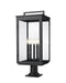 Z-Lite - 5019PHXLR-533PM-BK - Five Light Outdoor Pier Mount - Hartwell - Sand Black