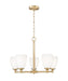 Z-Lite - 7004-5MGLD - Five Light Chandelier - Oren - Modern Gold
