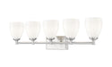 Z-Lite - 7004-5V-BN - Five Light Vanity - Oren - Brushed Nickel