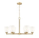 Z-Lite - 7004-6MGLD - Six Light Chandelier - Oren - Modern Gold