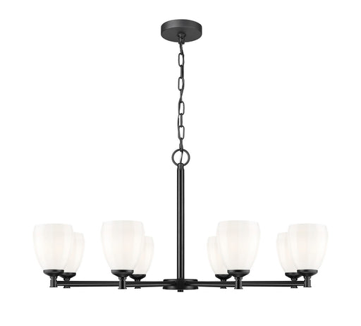 Z-Lite - 7004-8MB - Eight Light Chandelier - Oren - Matte Black