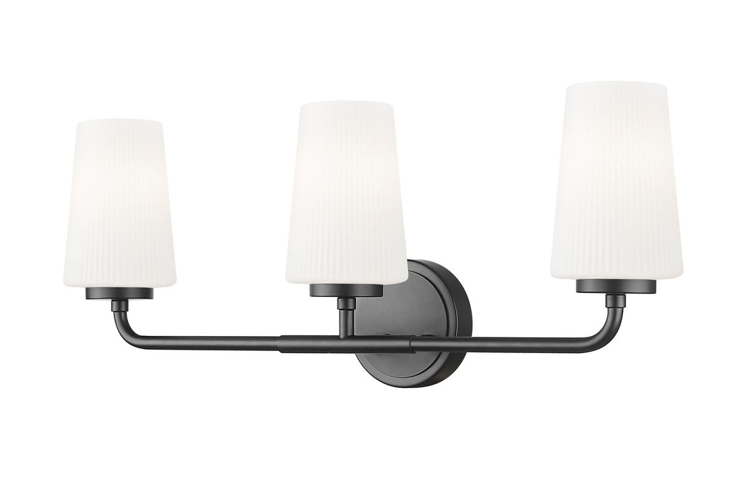 Z-Lite - 7005-3V-MB - Three Light Vanity - Montford - Matte Black