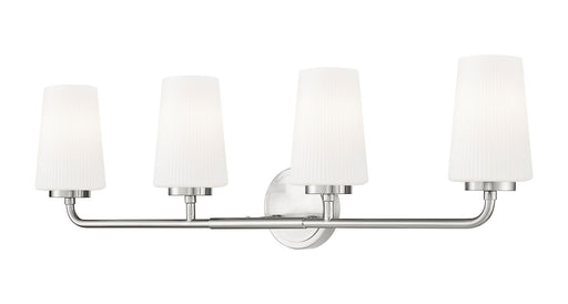 Z-Lite - 7005-4V-BN - Four Light Vanity - Montford - Brushed Nickel