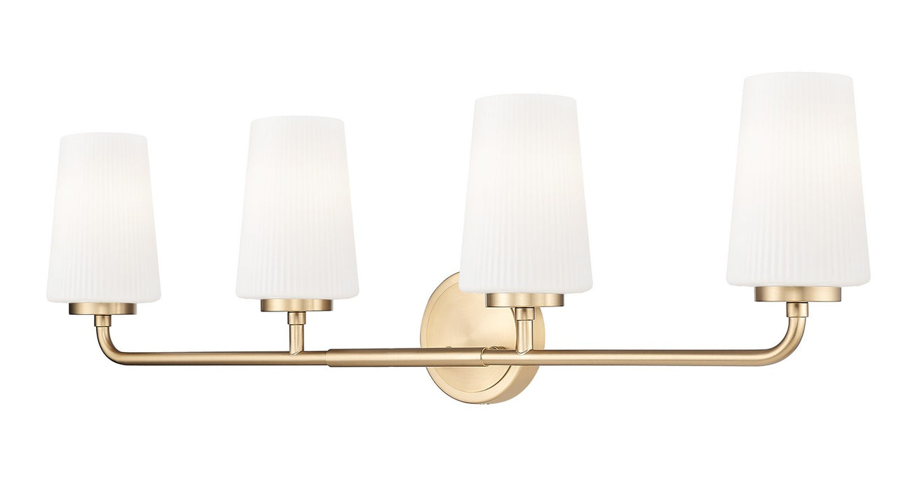 Z-Lite - 7005-4V-MGLD - Four Light Vanity - Montford - Modern Gold