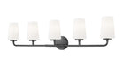 Z-Lite - 7005-5V-MB - Five Light Vanity - Montford - Matte Black