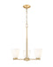 Z-Lite - 7518-3MGLD - Three Light Chandelier - Naya - Modern Gold