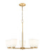 Z-Lite - 7518-5MGLD - Five Light Chandelier - Naya - Modern Gold