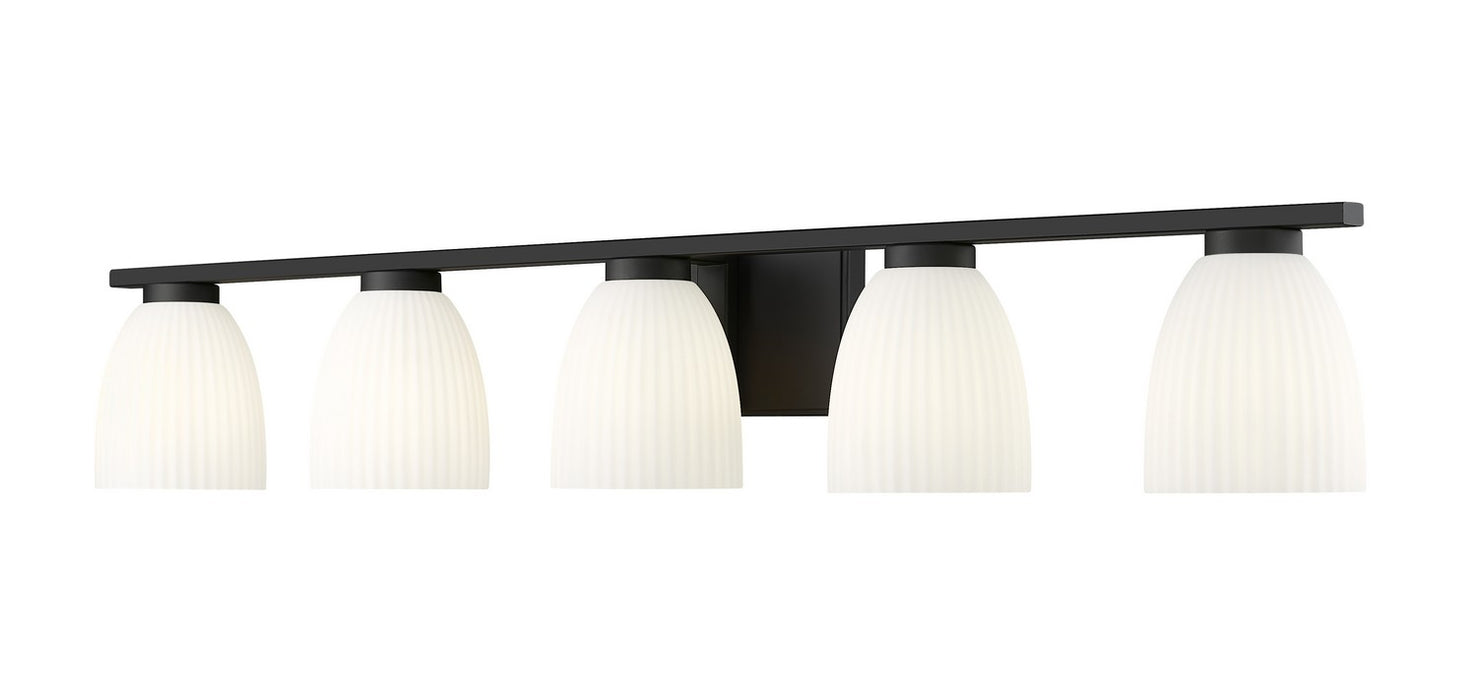Z-Lite - 7518-5V-MB - Five Light Vanity - Naya - Matte Black