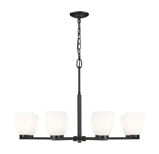 Z-Lite - 7518-8MB - Eight Light Chandelier - Naya - Matte Black