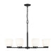 Z-Lite - 7518-8MB - Eight Light Chandelier - Naya - Matte Black