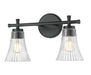 Z-Lite - 7519-2V-MB - Two Light Vanity - Belle - Matte Black