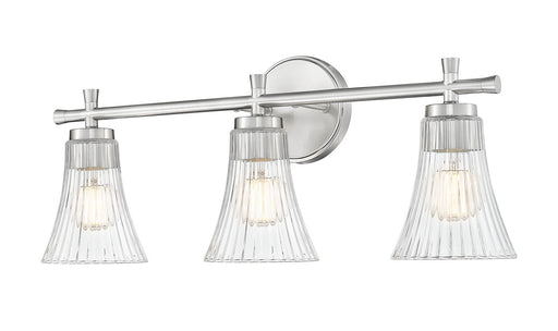 Z-Lite - 7519-3V-BN - Three Light Vanity - Belle - Brushed Nickel