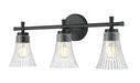 Z-Lite - 7519-3V-MB - Three Light Vanity - Belle - Matte Black