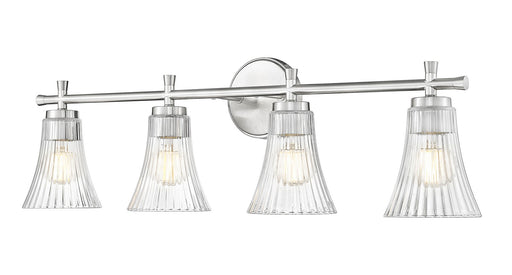 Z-Lite - 7519-4V-BN - Four Light Vanity - Belle - Brushed Nickel