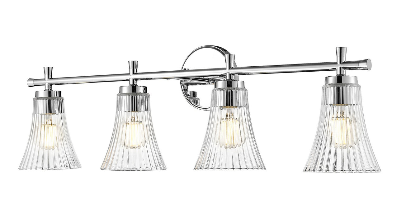 Z-Lite - 7519-4V-CH - Four Light Vanity - Belle - Chrome