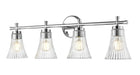 Z-Lite - 7519-4V-CH - Four Light Vanity - Belle - Chrome