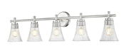Z-Lite - 7519-5V-BN - Five Light Vanity - Belle - Brushed Nickel