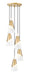 Z-Lite - 828P6-5R-MGLD - Five Light Chandelier - Aimie - Modern Gold