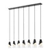 Z-Lite - 828P7-7L-MB - Seven Light Linear Chandelier - Aimie - Matte Black