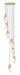 Z-Lite - 828P7-7R-MGLD - Seven Light Chandelier - Aimie - Modern Gold