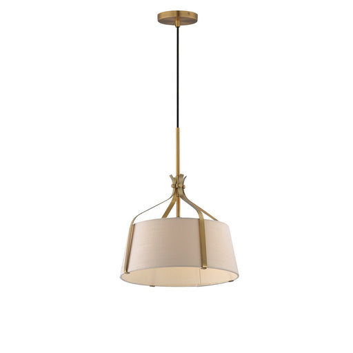 Maxim - 16181WLNAB - One Light Pendant - Bandera - Natural Aged Brass