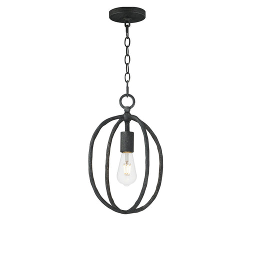 Maxim - 21841BS - One Light Mini Pendant - Martel - Blacksmith