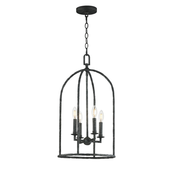 Maxim - 21844BS - Four Light Pendant - Martel - Blacksmith