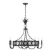 Savoy House - 1-1205-8-188 - Eight Light Chandelier - Hearst - Black Tourmaline