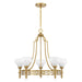 Savoy House - 1-1606-5-322 - Five Light Chandelier - Allston - Warm Brass