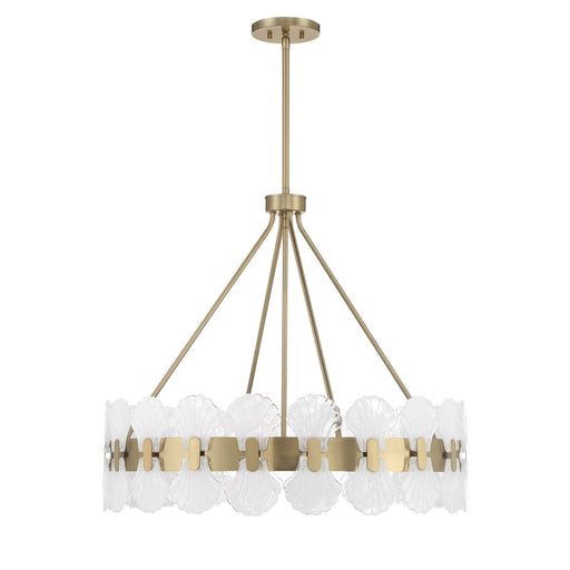 Savoy House - 1-3605-6-127 - Six Light Chandelier - Bancroft - Noble Brass