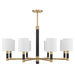 Savoy House - 1-4605-8-322 - Eight Light Chandelier - Conrad - Warm Brass