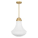 Savoy House - 7-0108-1-322 - One Light Pendant - Bartlet - Warm Brass