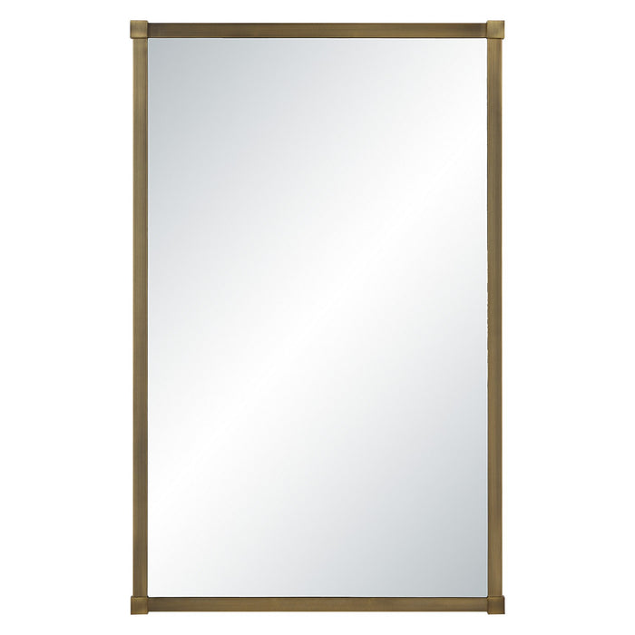 Renwil - MT2738 - Mirror - Khaya - Dark Antique Brushed Brass