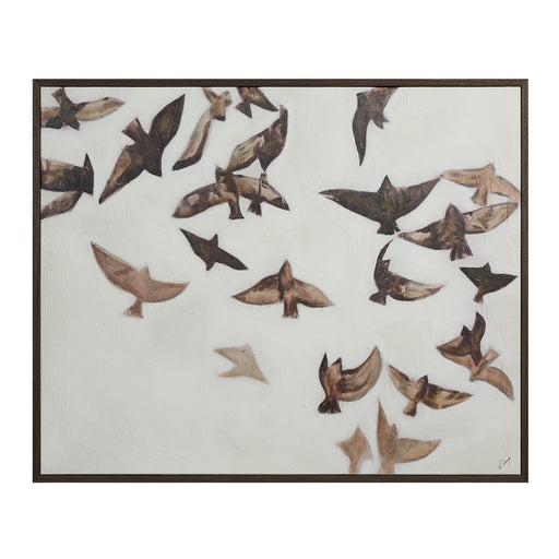 Renwil - OL2183 - Canvas Art - Busan - Dark Brown