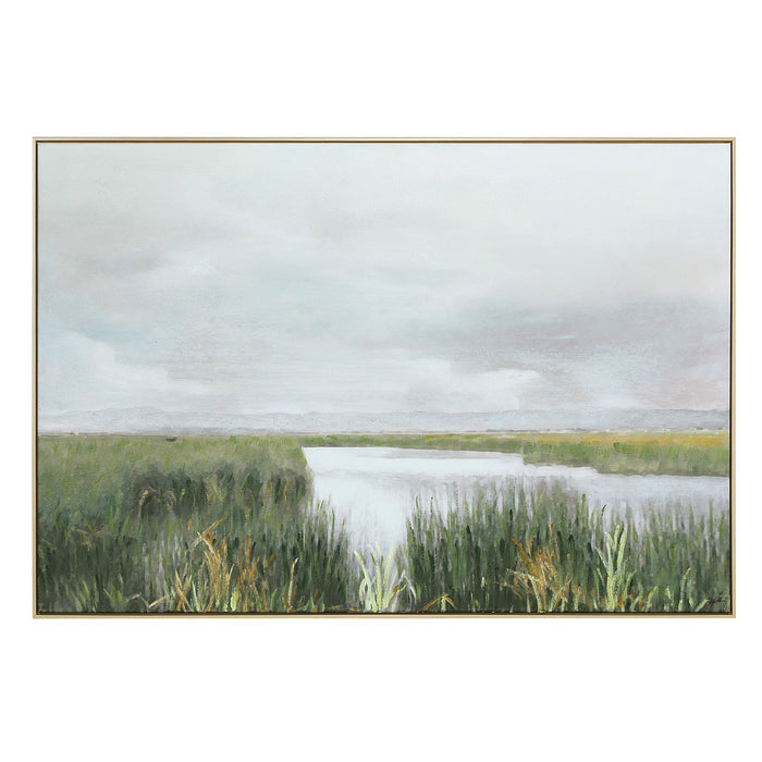 Renwil - OL2199 - Canvas Art - Tallow - New Bleached Wood