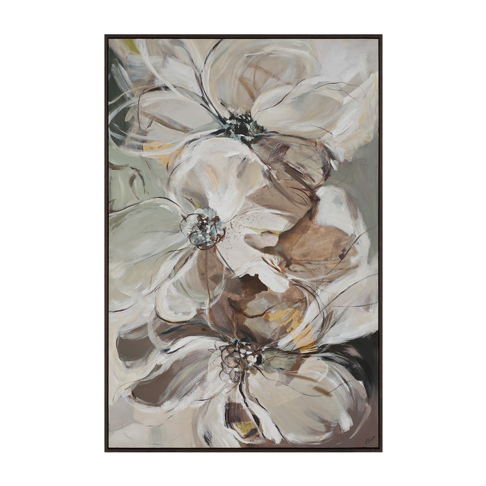 Renwil - OL2226 - Canvas Art - Argilla - Black Oak Veneer