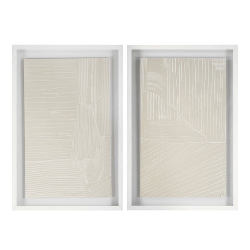 Renwil - PA0047 - Wall Art - Marlon - Painted White